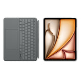 Logitech Combo Touch Caja De Teclado Y Folio Con Panel Táctil Luz Trasera Apple Smart Connector Azerty Francés Gris Oxford Para Apple 13-Inch Ipad Air (M2)