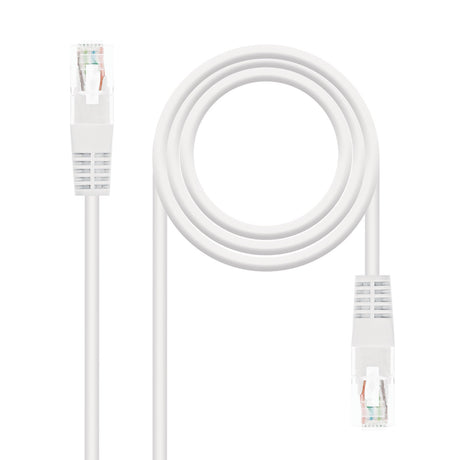 EAN 8433281003439 - Nanocable 10.20.0103-W cable de red Blanco 3 m Cat5e U/UTP (UTP) imagen 1