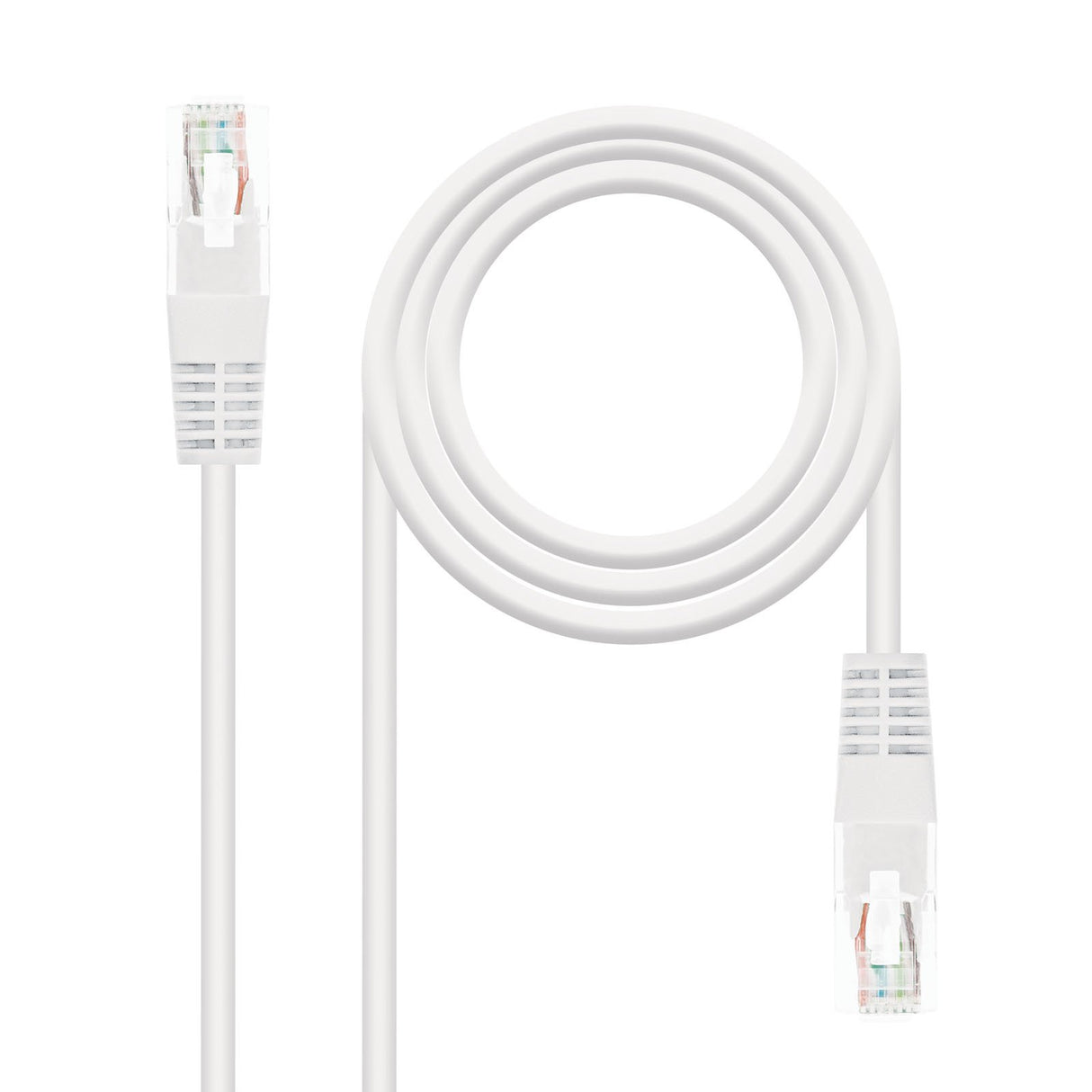 EAN 8433281003675 - Nanocable 10.20.0402-W cable de red 2 m Cat6e U/UTP (UTP) imagen 1
