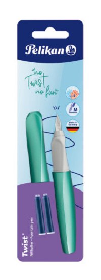 Pelikan Füller Twim Cold Alaska M F.Rechts-&Linkshänder Blimer
