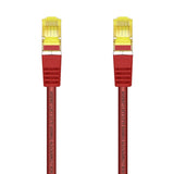 Aisens Cable De Red Rj45 Lszh Cat.7 600 Mhz S/Ftp Pimf Awg26 - 1m - Rojo