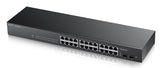 EAN 0760559129477 - Zyxel GS1900-24 switch Gestionado Gigabit Ethernet (10/100/1000) Negro imagen 1