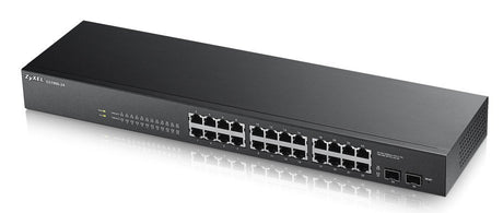EAN 0760559129477 - Zyxel GS1900-24 switch Gestionado Gigabit Ethernet (10/100/1000) Negro imagen 1