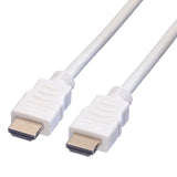 Value Hdmi High Speed Cable Mit Ethernet, Wei, 1,5 M