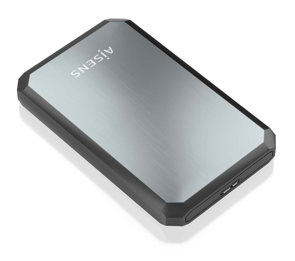 Aisens Caja Externa 2,5&Quot; Ase-2529b 9.5mm Sata A Usb 3.0/Usb3.1 Gen1, Negra-Gris