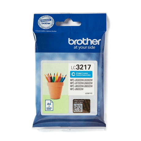 EAN 4977766762120 - Brother LC3217C cartucho de tinta 1 pieza(s) Original Cian imagen 1