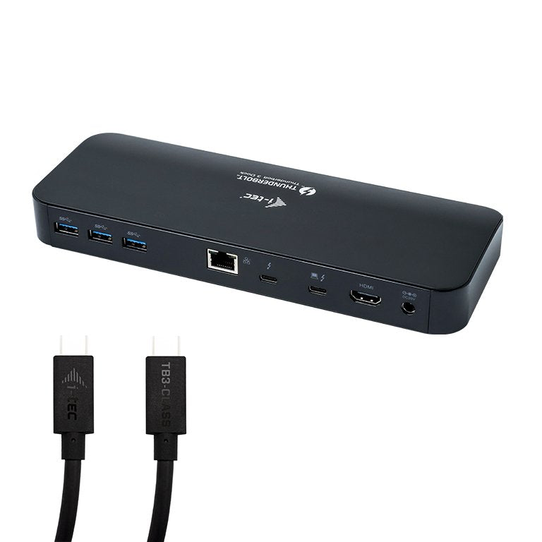 I-Tec Thunderbolt 3 Docking Station 1xdp 1xhdmi 1xtb3 1xglan 1xusb-C 1xusb 3.1 Gen2 4xusb 3.0 1xsd Cardreader 1x Audio/Mic 96w Pd
