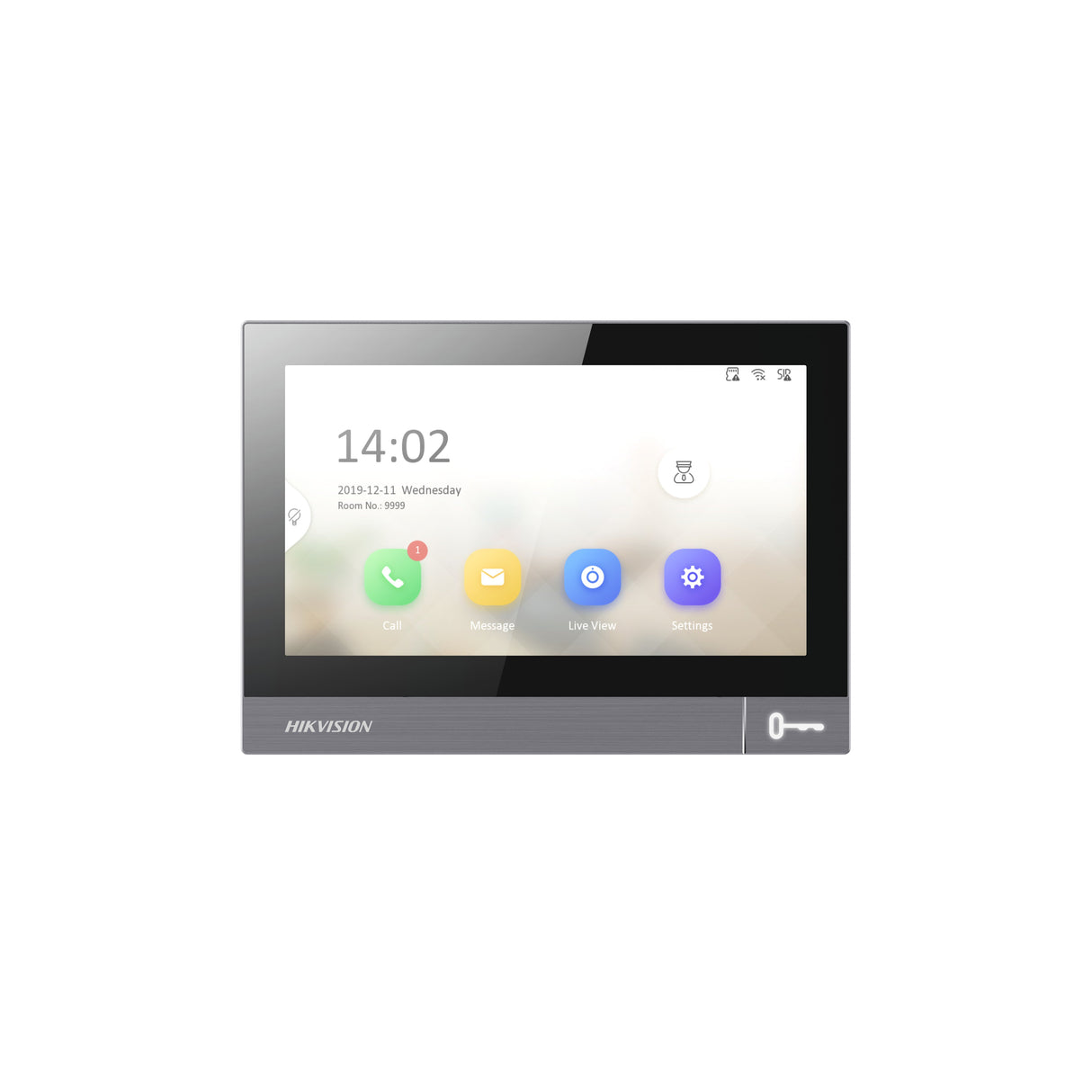 EAN 6936422116521 - Hikvision DS-KH8381-WTE1 sistema de intercomunicación de video 17,8 cm (7") Negro imagen 3