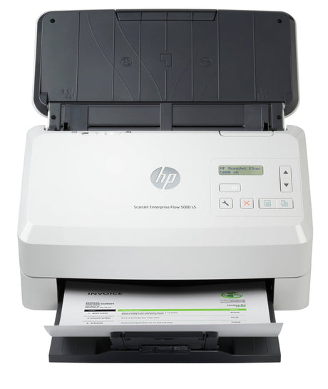 EAN 0193905029969 - HP ScanJet Enterprise Flow 5000 s5 Escáner alimentado con hojas 600 x 600 DPI A4 Blanco imagen 1