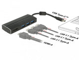 Delock Adaptador Usb Tipo C 3.0 X Usb Tipo-A Hdmi