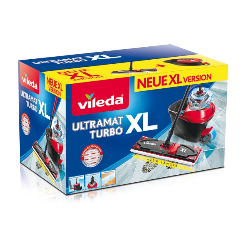 Mopa Vileda Ultramat Turbo Xl + Cubo Con Exprimidor