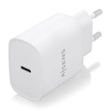 Aisens Cargador Usb-C Pd3.0 1 Puerto 1xusb-C 20w - Blanco