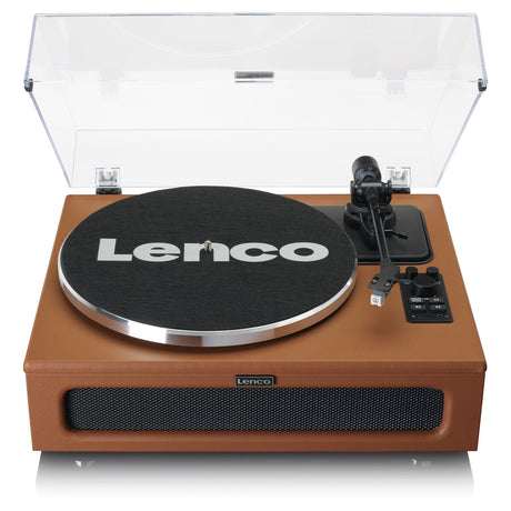 EAN 8711902069638 - Lenco LS-430BN tocadisco Tocadiscos de tracción por correa Marrón Manual imagen 1