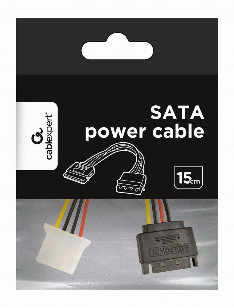 Gembird Cable De Alimentacion Molex A Sata 0.15m