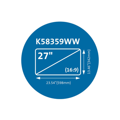 EAN 0085896583592 - Kensington K58359WW filtro para monitor 68,6 cm (27") imagen 8
