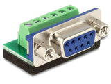 Delock Adaptador Terminalblock 6 Pin > Sub-D 9 Pin Bu.