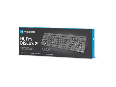 EAN 5901969432121 - NATEC DISCUS 2 teclado Hogar / Oficina USB QWERTY Internacional de EE.UU. Negro imagen 5