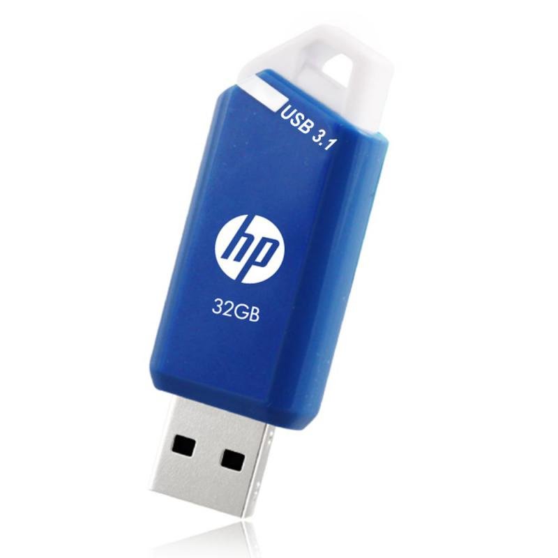 Pendrive Hp 32gb Usb3.0 X755w Azul
