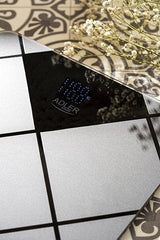 Báscula De Baño Adler Ad 8169 Peso Máximo (Capacidad) 180 Kg, Grafito/Negro