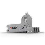 EAN 4002888404549 - Lindy 40454 bloqueador de puerto Bloqueador de puerto + clave USB tipo A Blanco Acrilonitrilo butadieno e imagen 1