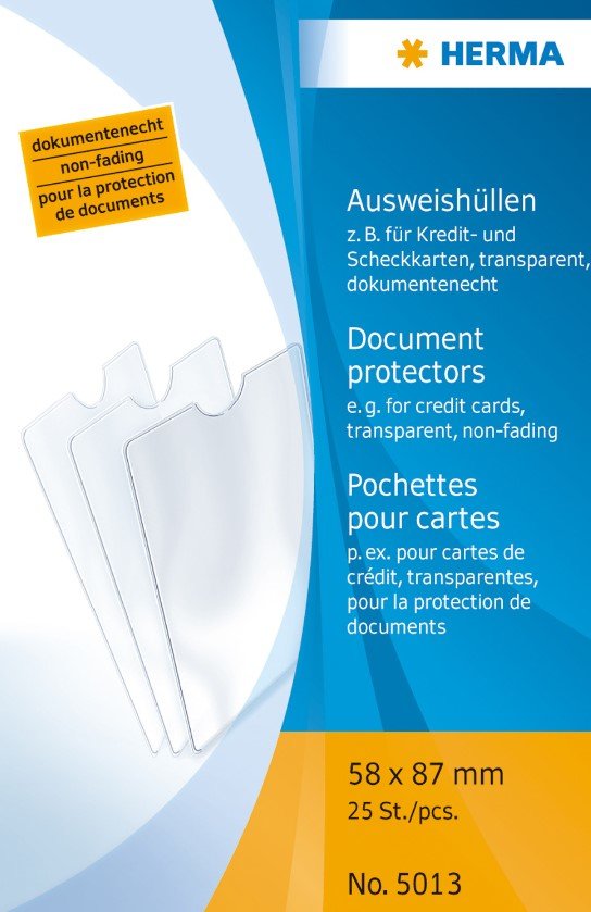 Herma 5013 Carcasa Para Tarjeta Transparente Polipropileno (Pp)