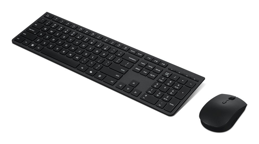 EAN 195892114635 - Lenovo 4X31R64351 teclado Ratón incluido Oficina RF Wireless + Bluetooth Inglés de EE. UU. Negro imagen 3