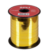 Apli Rollo De Cinta Para Envolver Regalos De 7mmx250m - Acabado Brillante - Color Oro