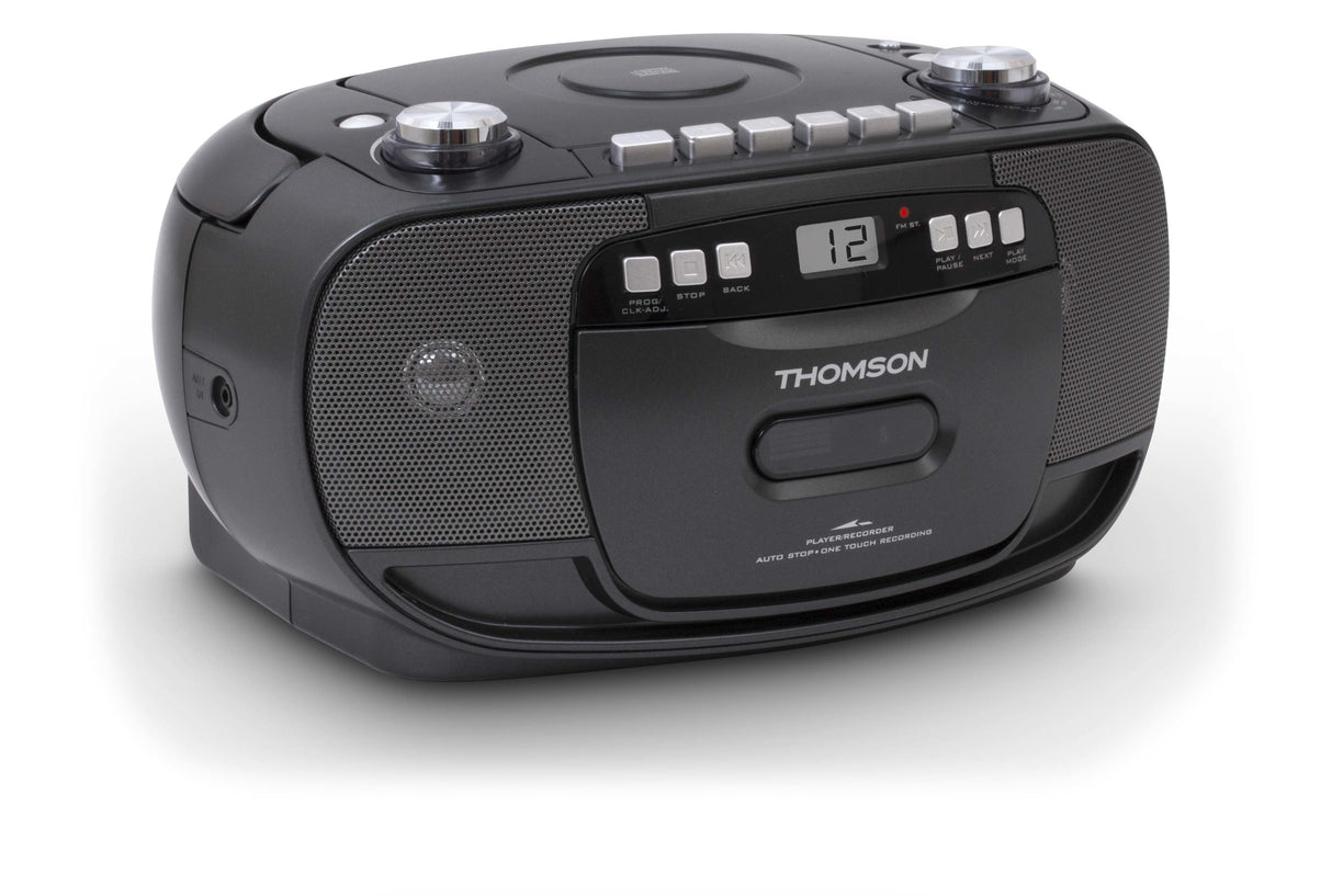 Thomson Rk200cd Radio Cd Con Casete - Negro