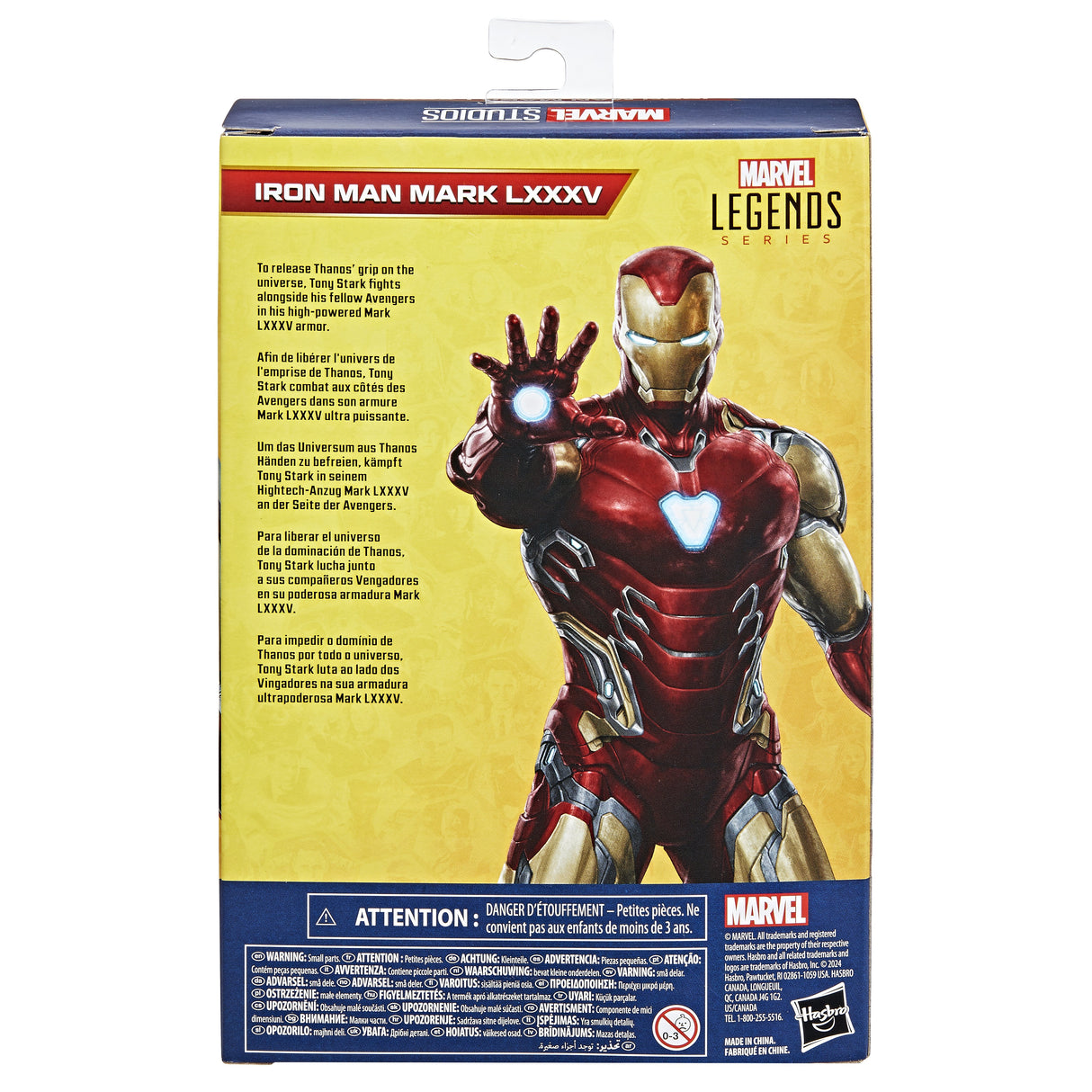Figura Hasbro Marvel Legends Series Iron Man Mark Lxxxv