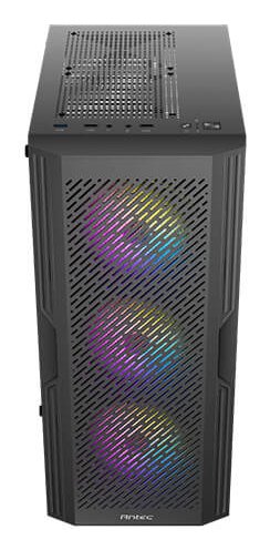 Caja Gaming Antec Ax20 Matx 2xusb 2.0 Sin Fte Negro Rgb