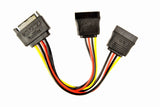 Gembird Cable Bifurcador Sata  A Doble Sata  M/H  0.15m Negro Cc-Satam2f-01