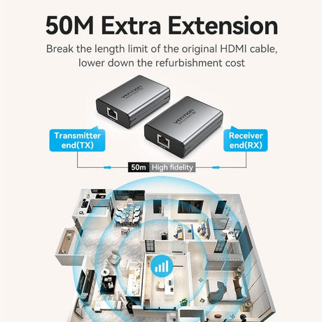 EAN 6922794758971 - Vention AKGH0-EU cable HDMI Gris imagen 3