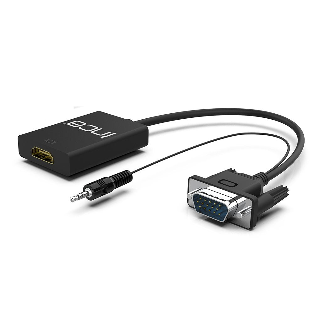 Inca Adaptador Ivth-02 Vga + Usb-A + Audio > Hdmi 0.2m Retail
