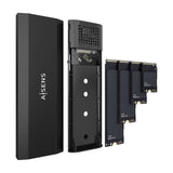 Aisens Caja Externa Para Disco Ssd M.2 Ngff Usb 3.2 Sin Tornillos Negra Asm2-028b