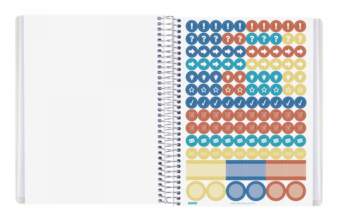 Finocam Libreta De Reuniones Docente 1/4 Espiral T/Polipropileno Español