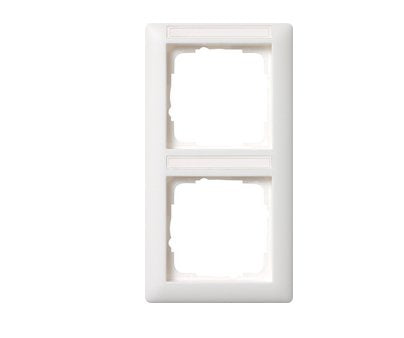 Gira 110227 Marco 2f Bsf Blanco Puro Mate Standard 55 Senkrecht