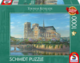 Schmidt Spiele Thomas Kinkade Studios: Notre Dame, Rompecabezas De 1000 Piezas 58796