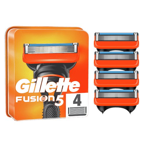 Gillette Fusion 5 Rasierklingen, 4 Ersatzklingen Para Nassrasierer Con 5 Tomas Kli