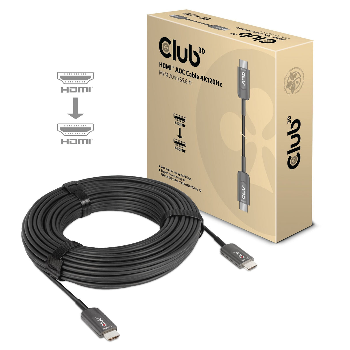 EAN 8719214471620 - CLUB3D CAC-1379 cable HDMI 20 m HDMI tipo A (Estándar) Negro imagen 1