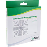 Proteccion Ventilador Inline Fan Guard Metal Cromado 120x120mm