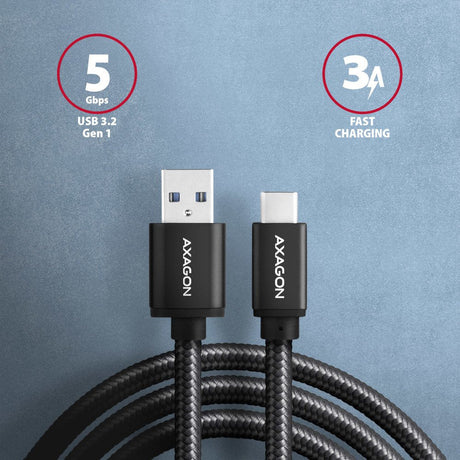 EAN 8595247906250 - Axagon BUCM3-AM10AB cable USB USB 3.2 Gen 1 (3.1 Gen 1) 1 m USB C USB A Negro imagen 2