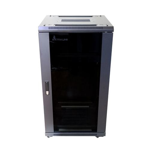 Armario Rack De Pie Extralink 27u 600x600 Negro