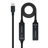 EAN 8433281008243 - Nanocable 10.01.0312 cable USB USB 3.2 Gen 1 (3.1 Gen 1) USB A 5 Gbit/s Negro imagen 1