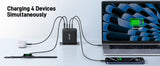 Cargador De Pared Acer Zl.Adtcc.00l 100w 3x Usb Tipo C 1x Usb Tipo A Negro