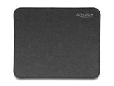 Delock 12112 Alfombrilla De Ratón Con Brillo, Negra 300 X 245 Mm