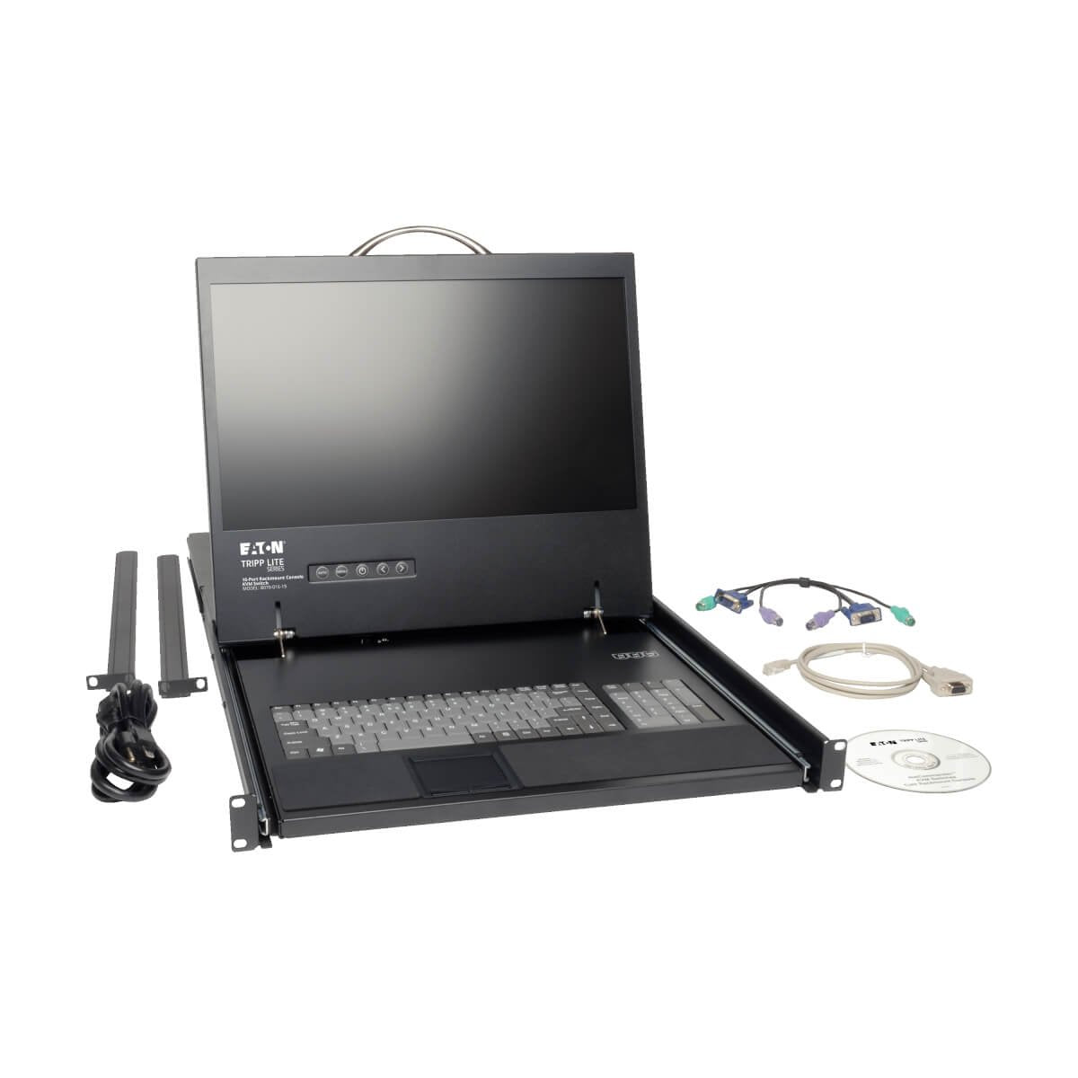 Eaton Tripp Lite Netcommander 16-Port Cat5 1u Rack-Mount Console Kvm Switch With 19-In. Lcd