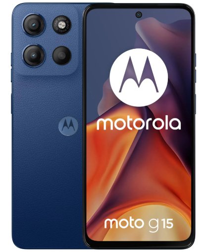 EAN 8033779079115 - TIM Motorola Moto g15 17,1 cm (6.72") SIM doble Android 15 4G USB Tipo C 8 GB 128 GB 5200 mAh Azul imagen 1