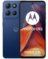 EAN 8033779079115 - TIM Motorola Moto g15 17,1 cm (6.72") SIM doble Android 15 4G USB Tipo C 8 GB 128 GB 5200 mAh Azul imagen 1