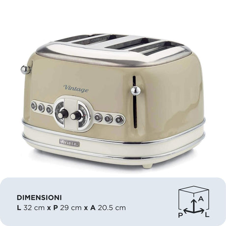 EAN 8003705114937 - Ariete 0156/03 6 4 rebanada(s) 1600 W Beige imagen 2