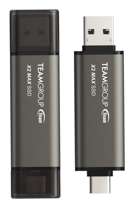EAN 4711430805955 - Team Group X2 MAX 1 TB USB Type-A / USB Type-C 3.2 Gen 2 (3.1 Gen 2) Gris imagen 5